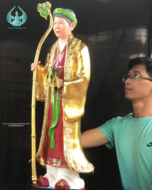 Tượng thờ thiếp vàng