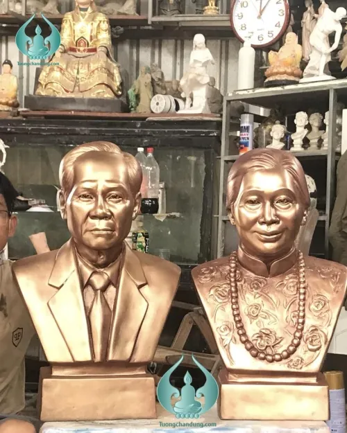 Tượng chân dung cặp