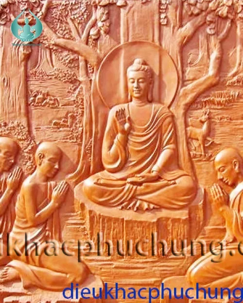 Đắp phù điêu cuộc đời đức phật
